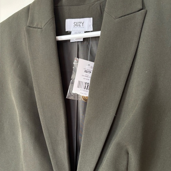 🎉4/30$🎉 Suzy Shier Olive Green Blazer - Size XS (NWT) - Picture 2 of 6